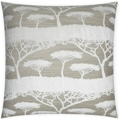 D.V. Kap Raintree Floral Tan Taupe Large Throw Pillow Insert
