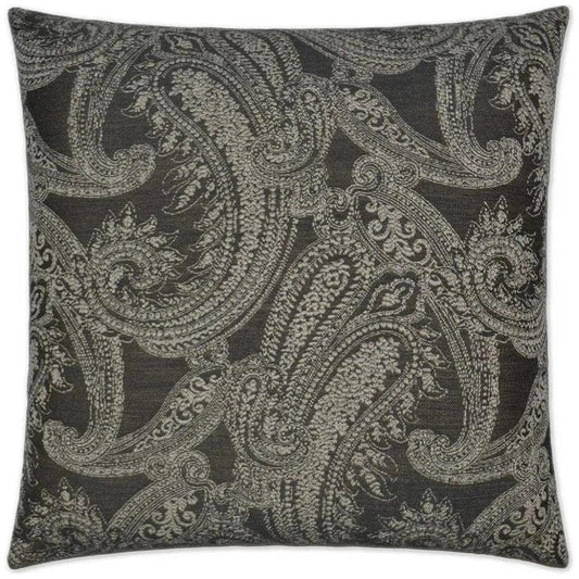 Ravel Grey Throw Pillow With Insert - LOOMLAN - D.V. Kap - Throw Pillows