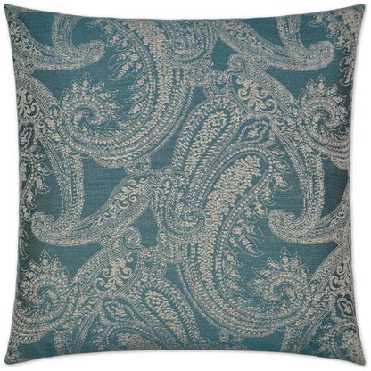 Ravel Turquoise Throw Pillow With Insert - LOOMLAN - D.V. Kap - Throw Pillows