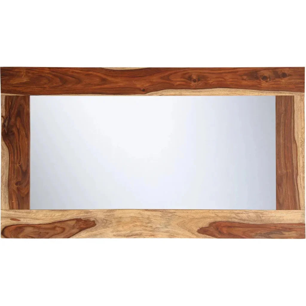 Tahoe Natural Wood Horizontal Mirror - LOOMLAN - LOOMLAN - Wall Mirrors