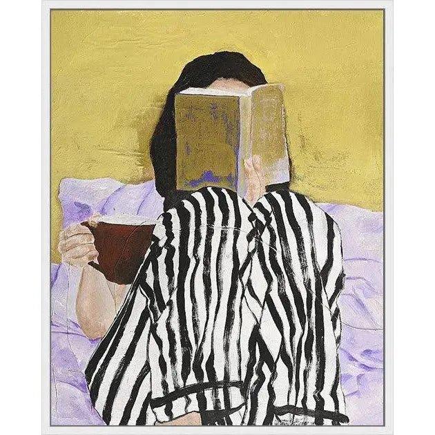 Reading Artwork d Canvas With Floating - LOOMLAN - LOOMLAN - Canvas Art