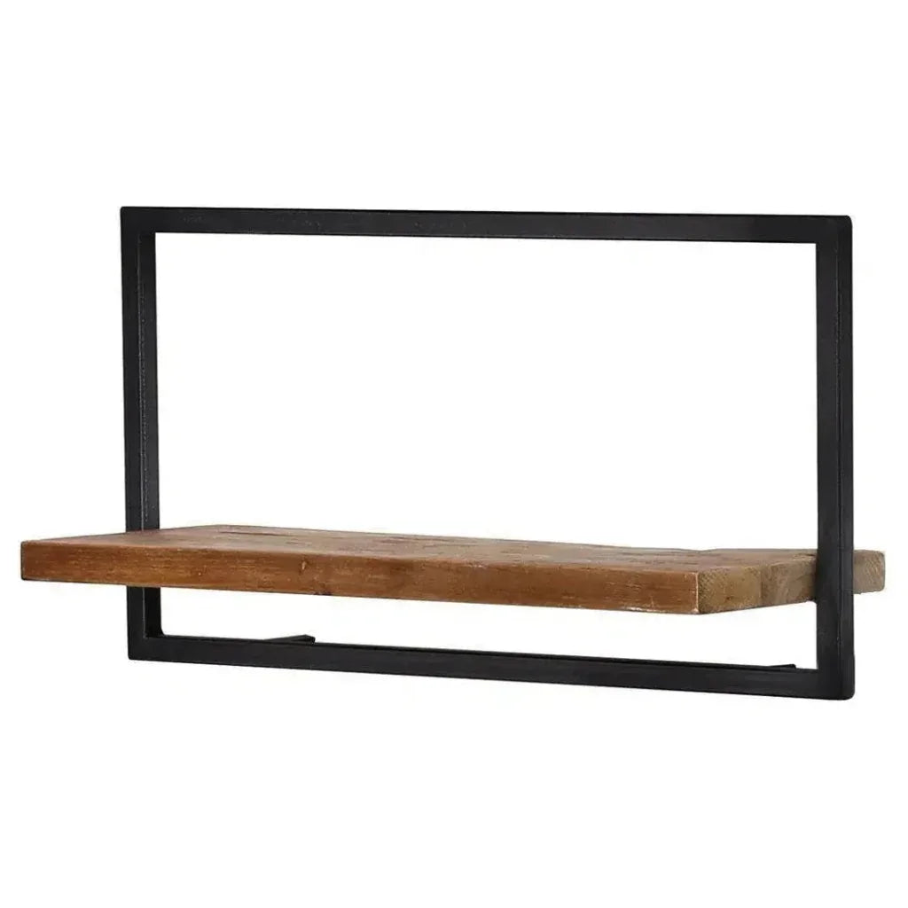 Reclaimed Teak Wall Shelf Brown Type A Mix & Match - LOOMLAN - LH Imports - Wall Shelves & Ledgers