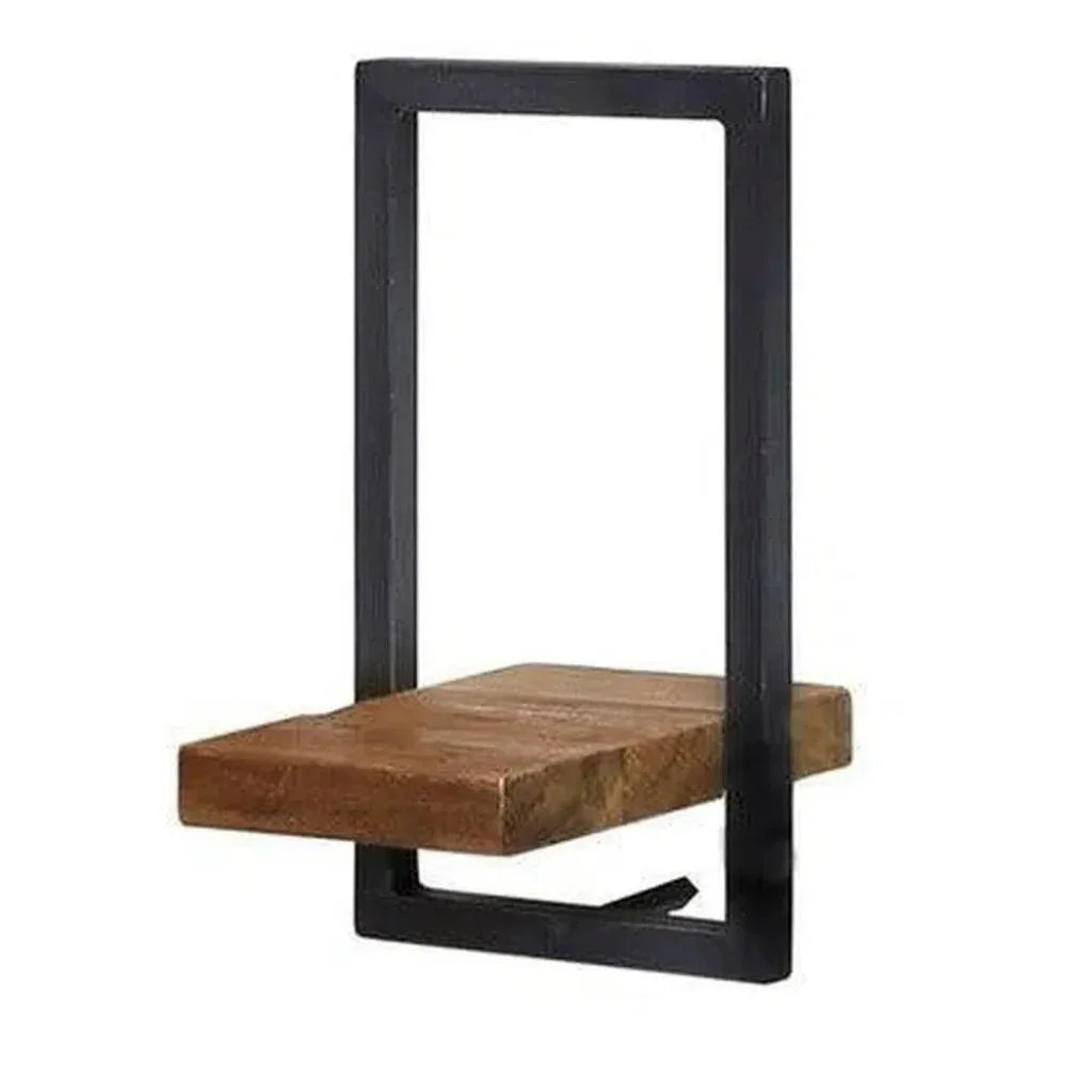 Reclaimed Teak Wall Shelf Brown Type E Mix & Match - LOOMLAN - LH Imports - Wall Shelves & Ledgers