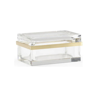 Rectangular Crystal Clear Jewel Box - LOOMLAN - Chelsea House - Boxes & Bowls