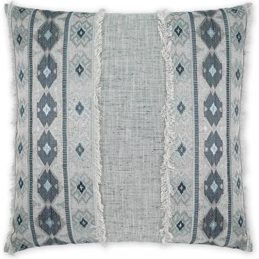 Refined Lake Embroidery Slate Large Throw Pillow Insert - LOOMLAN - D.V. Kap - Throw Pillows