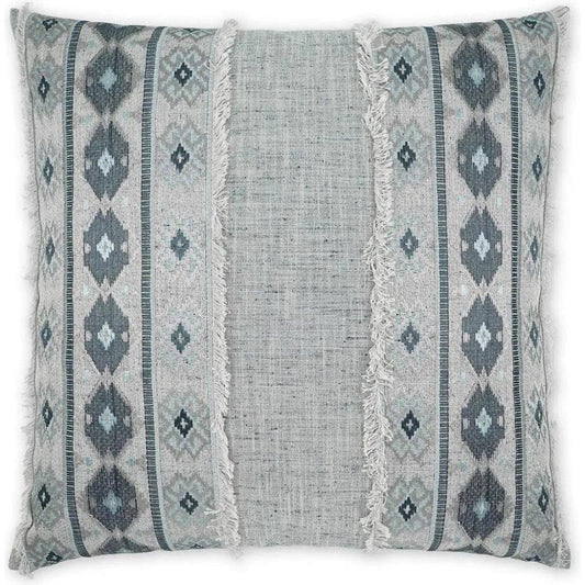 Refined Lake Embroidery Slate Large Throw Pillow Insert - LOOMLAN - D.V. Kap - Throw Pillows