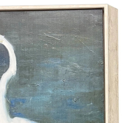 Reflections Hand Assembled Blue Canvas Art