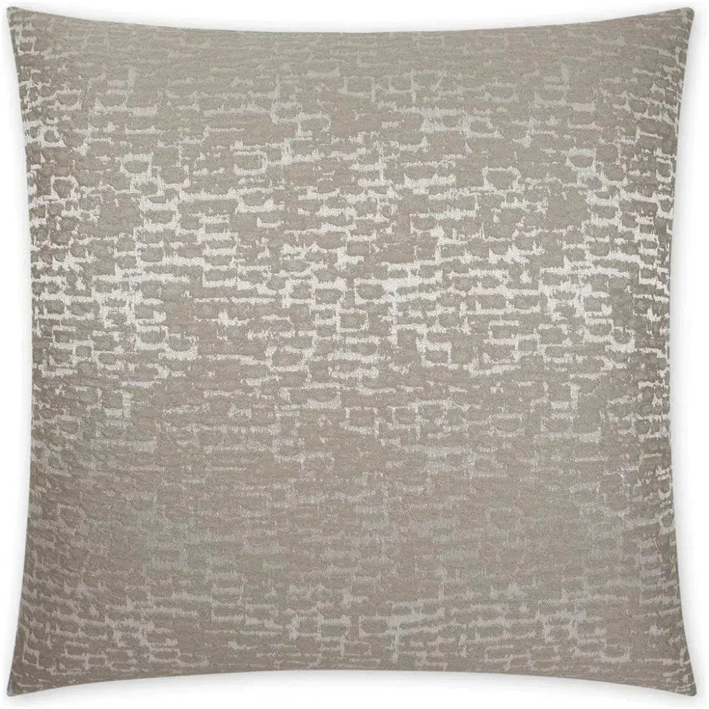 Regine Driftwood Glam Taupe Large Throw Pillow Insert - LOOMLAN - D.V. Kap - Throw Pillows