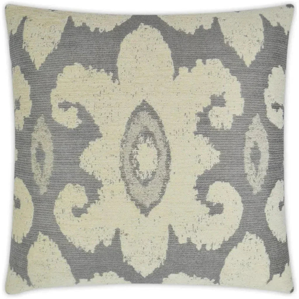 D.V. Kap Rekha Grey Grey Throw Pillow With Insert