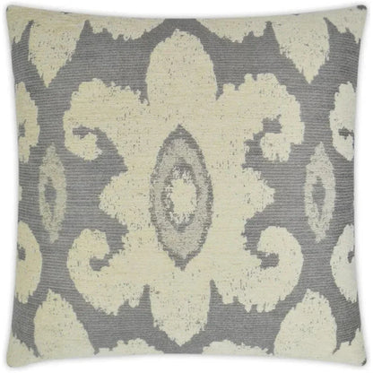 D.V. Kap Rekha Grey Grey Throw Pillow With Insert