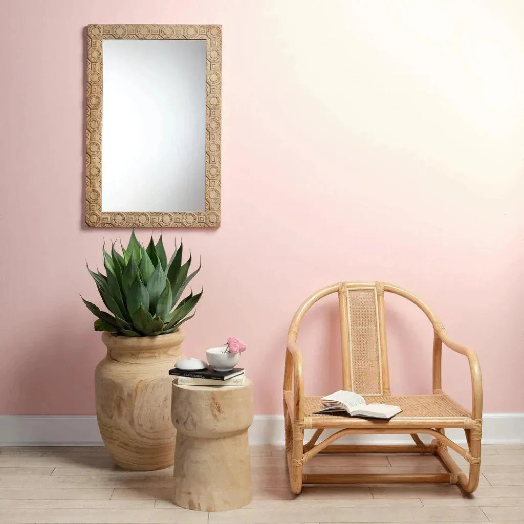 Relief Carved Rectangle Mirror - LOOMLAN - Jamie Young - Wall Mirrors