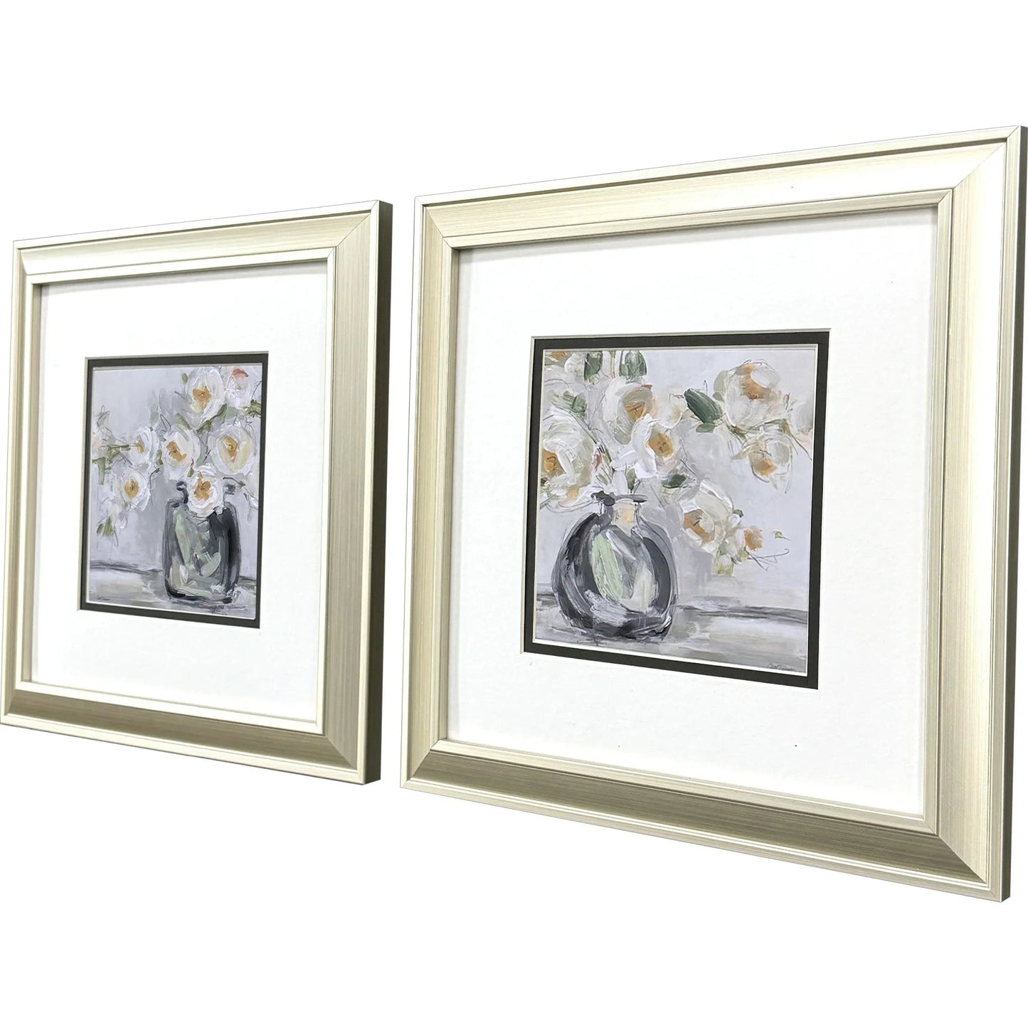 Rendition Rhapsody Grey Canvas Art 2PC