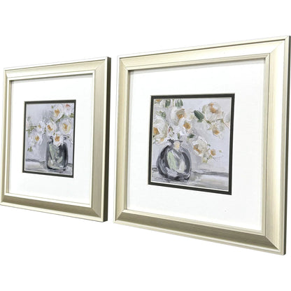 Rendition Rhapsody Grey Canvas Art 2PC