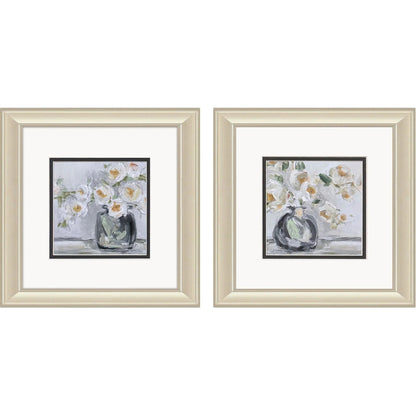 Rendition Rhapsody Grey Canvas Art 2PC