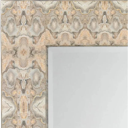 Reversible Cream Grey Rorschach Wall Mirror - LOOMLAN - Jamie Young - Wall Mirrors