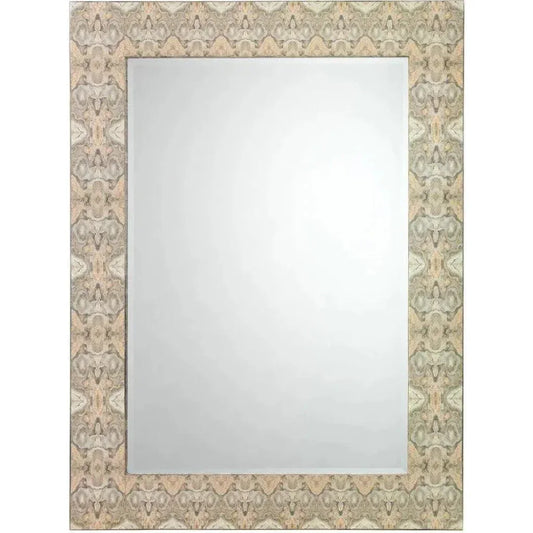 Reversible Cream Grey Rorschach Wall Mirror - LOOMLAN - Jamie Young - Wall Mirrors