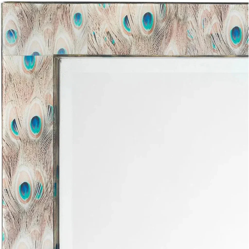 Reversible Cream Plume Rectangle Wall Mirror - LOOMLAN - Jamie Young - Wall Mirrors