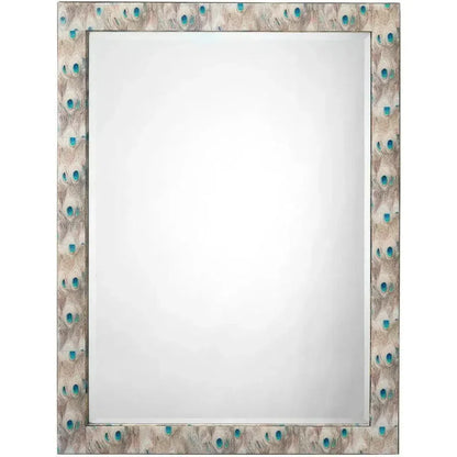 Reversible Cream Plume Rectangle Wall Mirror - LOOMLAN - Jamie Young - Wall Mirrors
