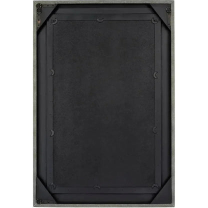 Reversible Grey Faux Shagreen Rectangle Wall Mirror - LOOMLAN - Jamie Young - Wall Mirrors