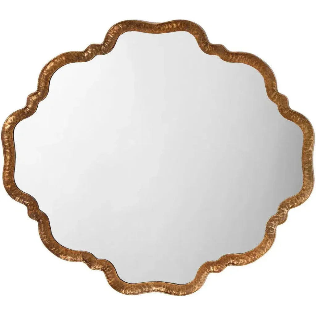 Reversible Position Antique Brass Elise Wall Mirror - LOOMLAN - Jamie Young - Wall Mirrors