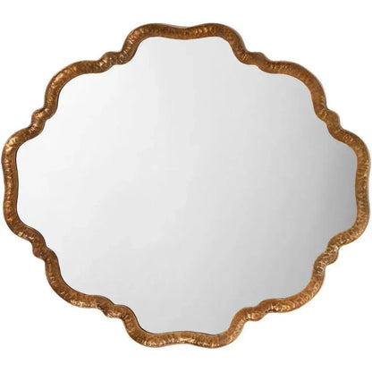 Reversible Position Antique Brass Elise Wall Mirror - LOOMLAN - Jamie Young - Wall Mirrors