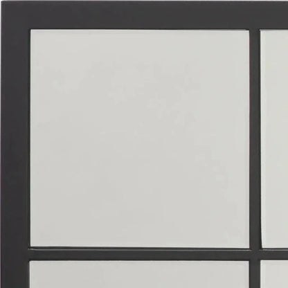 Reversible Position Black Iron Tribecca Wall Mirror - LOOMLAN - Jamie Young - Wall Mirrors