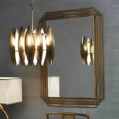 Reversible Position Brass Serai Wall Mirror - LOOMLAN - Jamie Young - Wall Mirrors