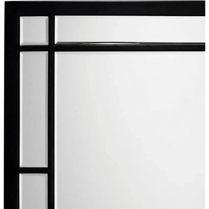 Reversible Rectangle Black Iron Chelsea Wall Mirror - LOOMLAN - Jamie Young - Wall Mirrors