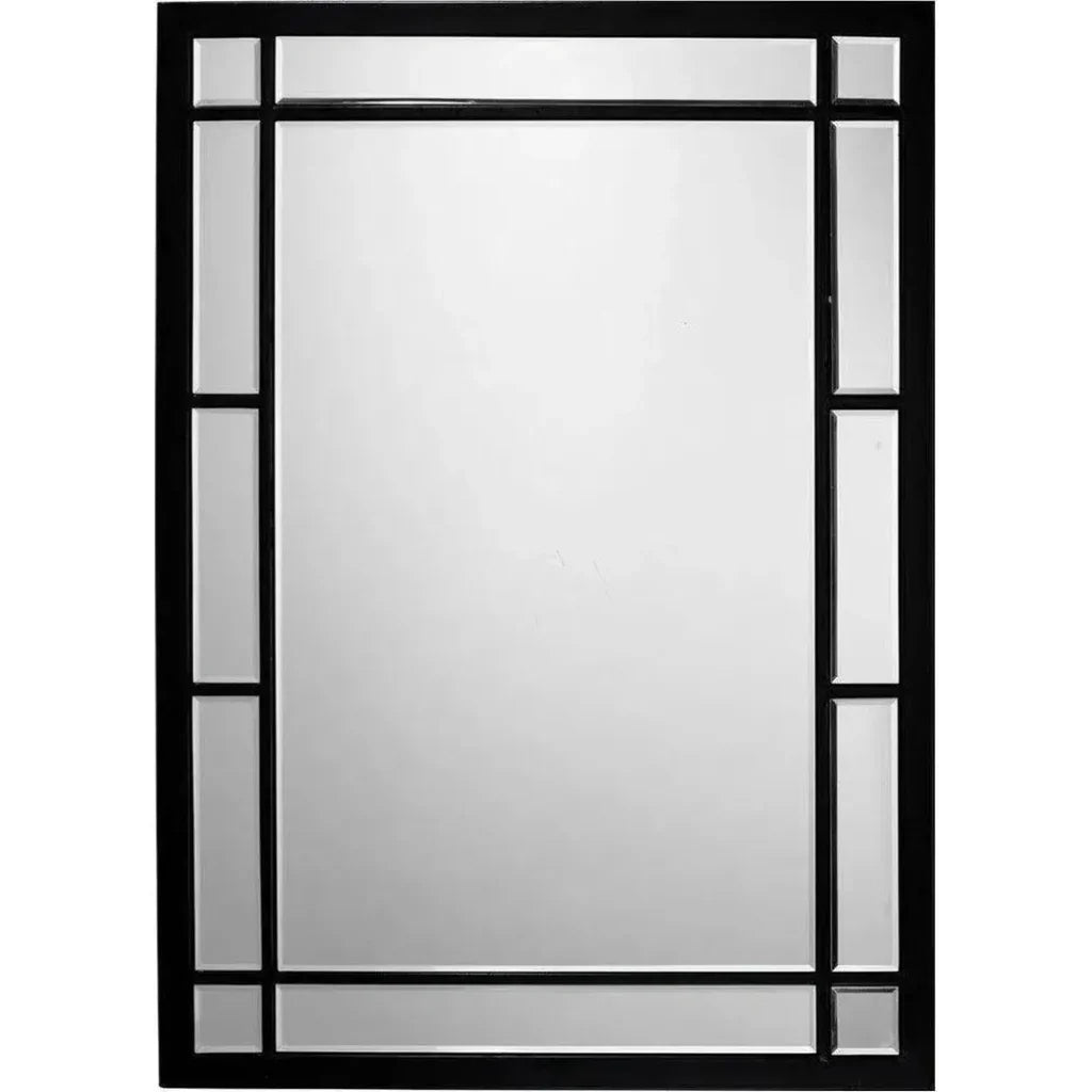 Reversible Rectangle Black Iron Chelsea Wall Mirror - LOOMLAN - Jamie Young - Wall Mirrors