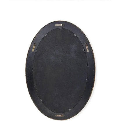 Reversible Seagrass Braided Oval Wall Mirror - LOOMLAN - Jamie Young - Wall Mirrors