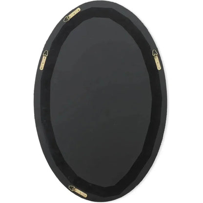 Reversible White Polyresin Ovation Oval Wall Mirror - LOOMLAN - Jamie Young - Wall Mirrors