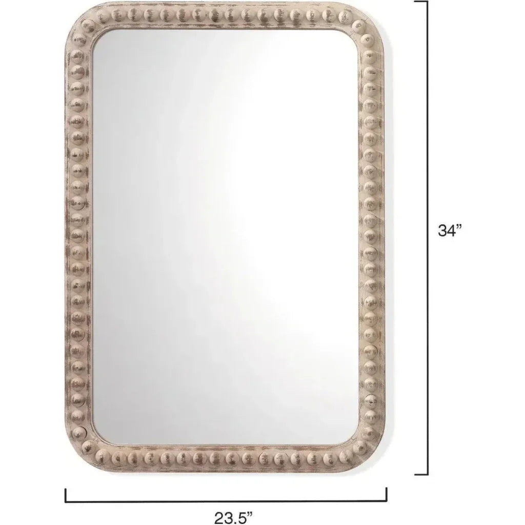 Reversible White Rectangle Audrey Wall Mirror - LOOMLAN - Jamie Young - Wall Mirrors