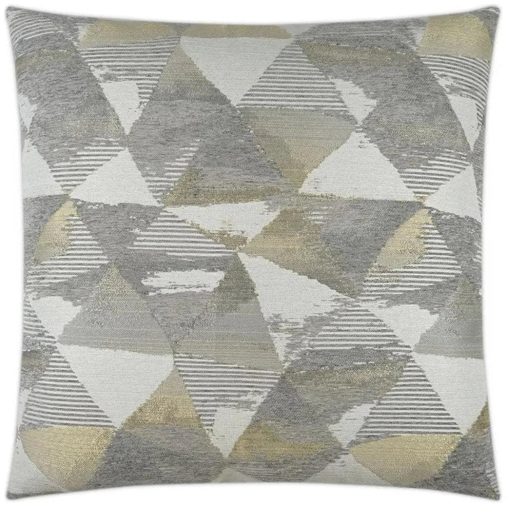 Ridgeview Golden Grey Gold Large Throw Pillow Insert - LOOMLAN - D.V. Kap - Throw Pillows