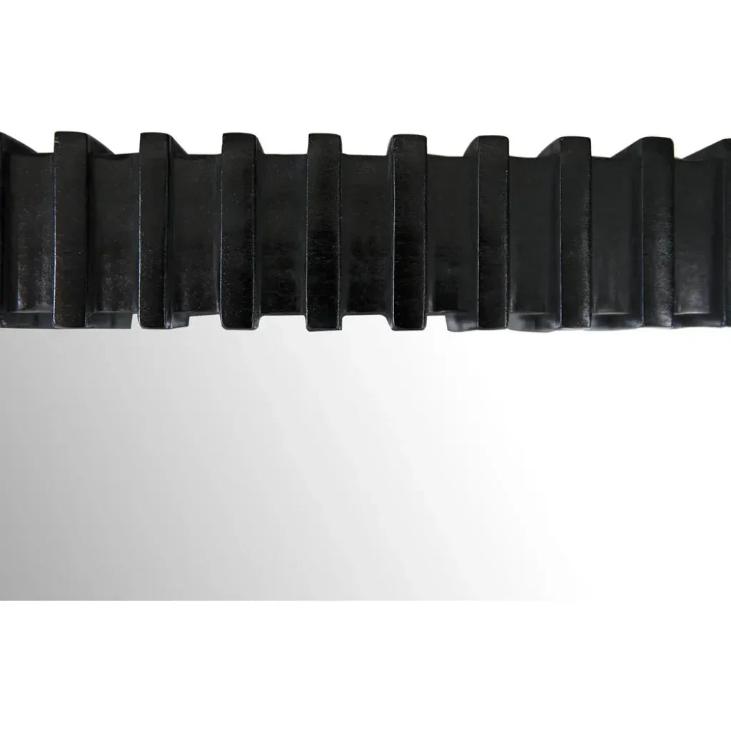 Rift Wooden Framed Wall Mirror