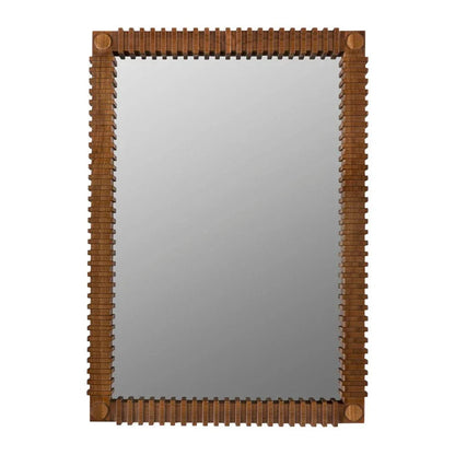 Rift Wooden Framed Wall Mirror