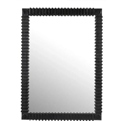 Rift Wooden Framed Wall Mirror