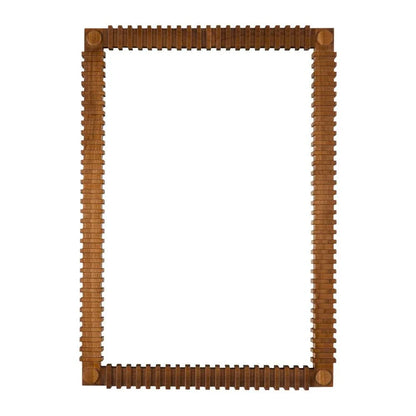 Rift Wooden Framed Wall Mirror