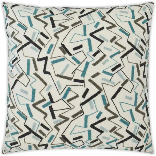 Riker Blue Throw Pillow With Insert - LOOMLAN - D.V. Kap - Throw Pillows