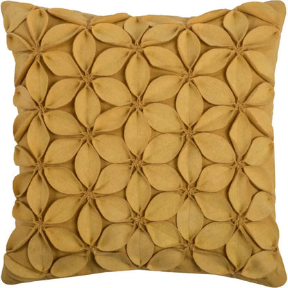 Riona Textured Floral Throw Pillow For Couch - LOOMLAN - LOOMLAN - Throw Pillows