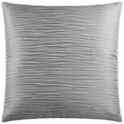 Ripple Iron Grey Throw Pillow With Insert - LOOMLAN - D.V. Kap - Throw Pillows