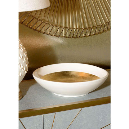 Ritrovo Ceramic White Bowl -- view 3