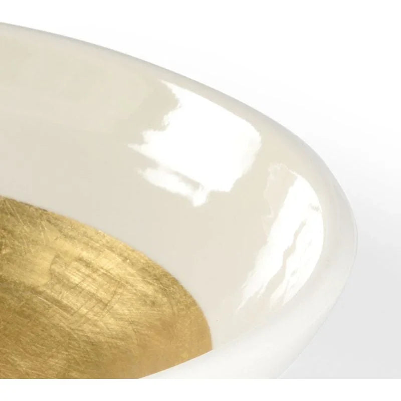 Ritrovo Ceramic White Bowl -- view 4