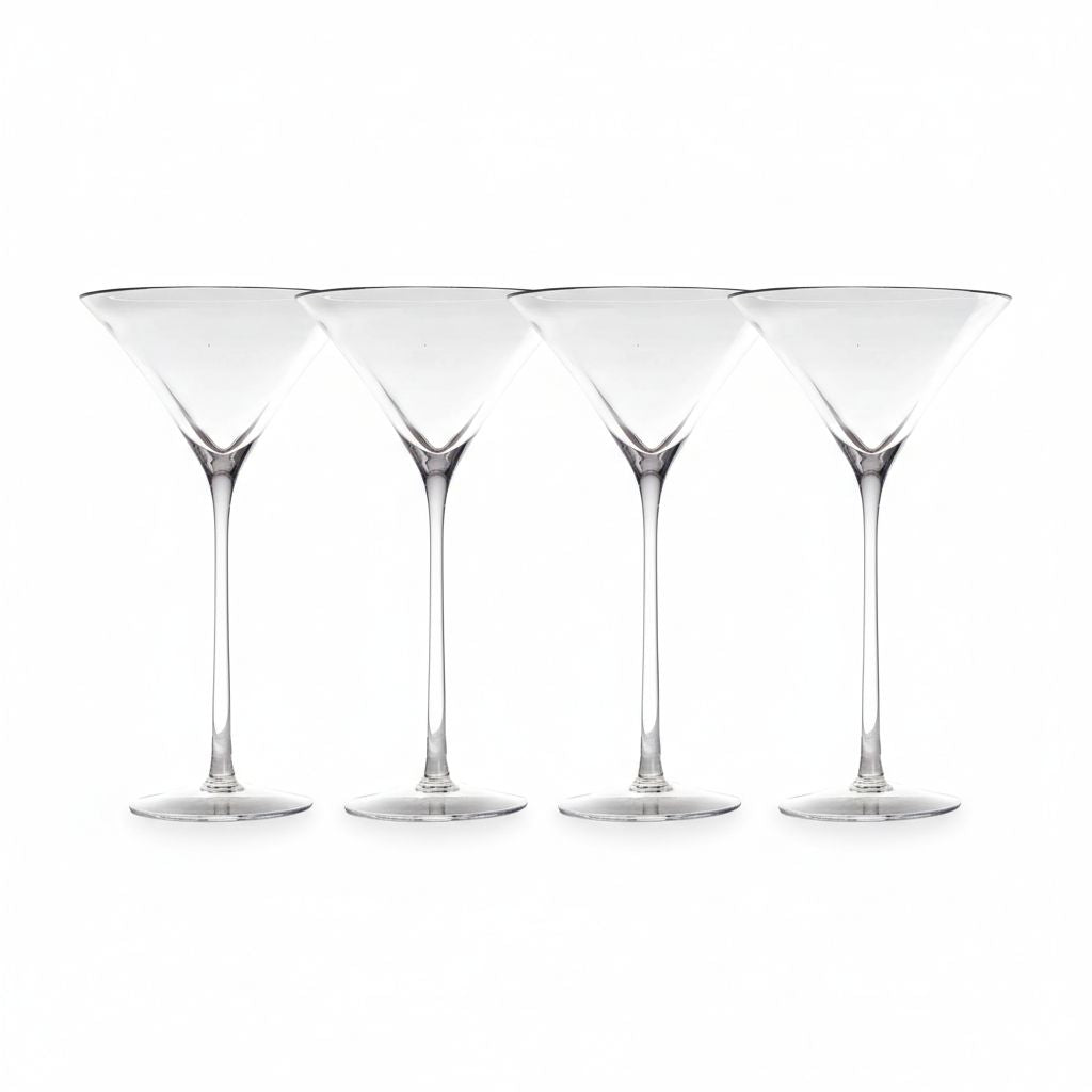 Abigails Ritz Martini Clear Glass (Set of 4)