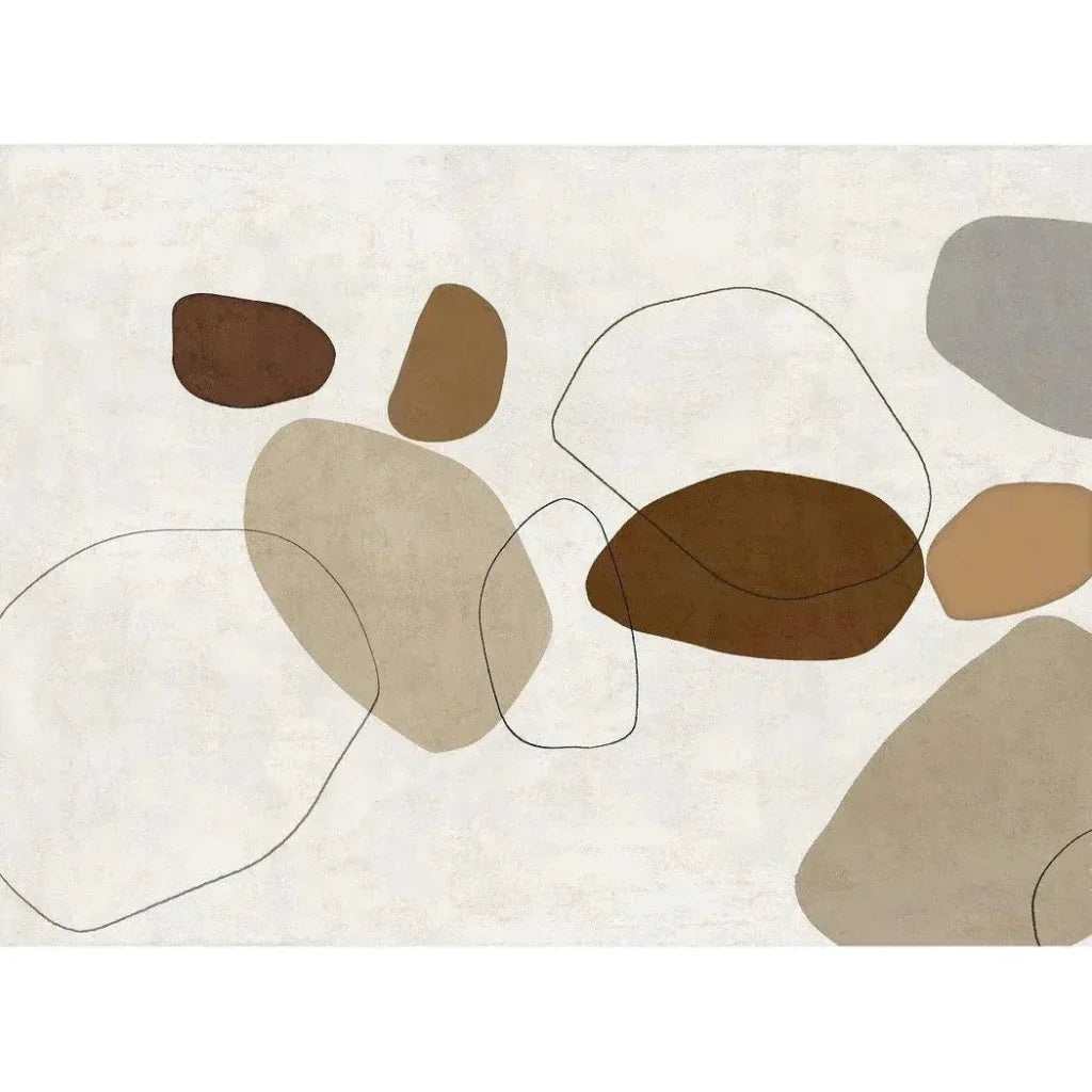 River Stones IV d Canvas Wall Art For Living Room - LOOMLAN - LOOMLAN - Canvas Art