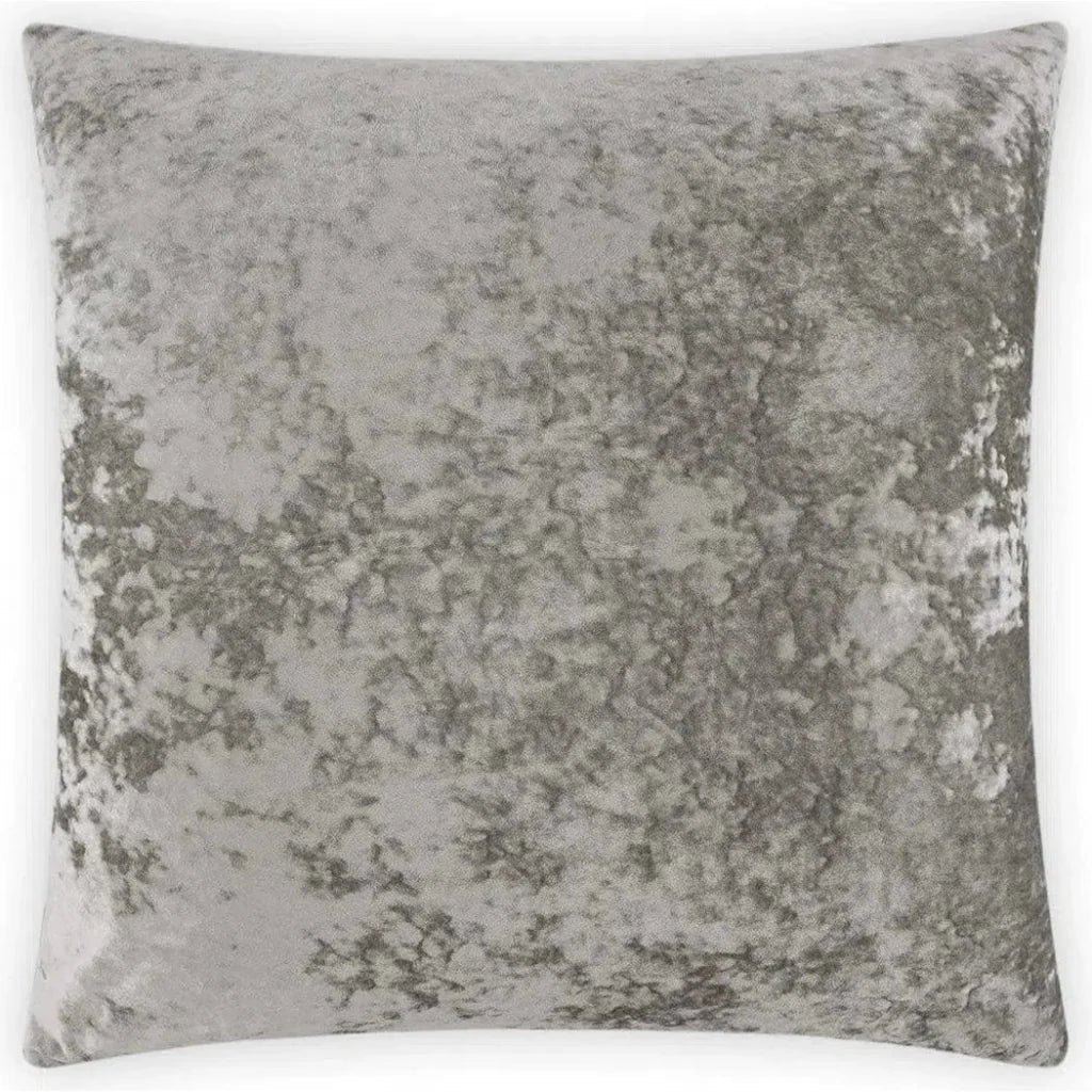 Riverdale Silver Throw Pillow With Insert - LOOMLAN - D.V. Kap - Throw Pillows