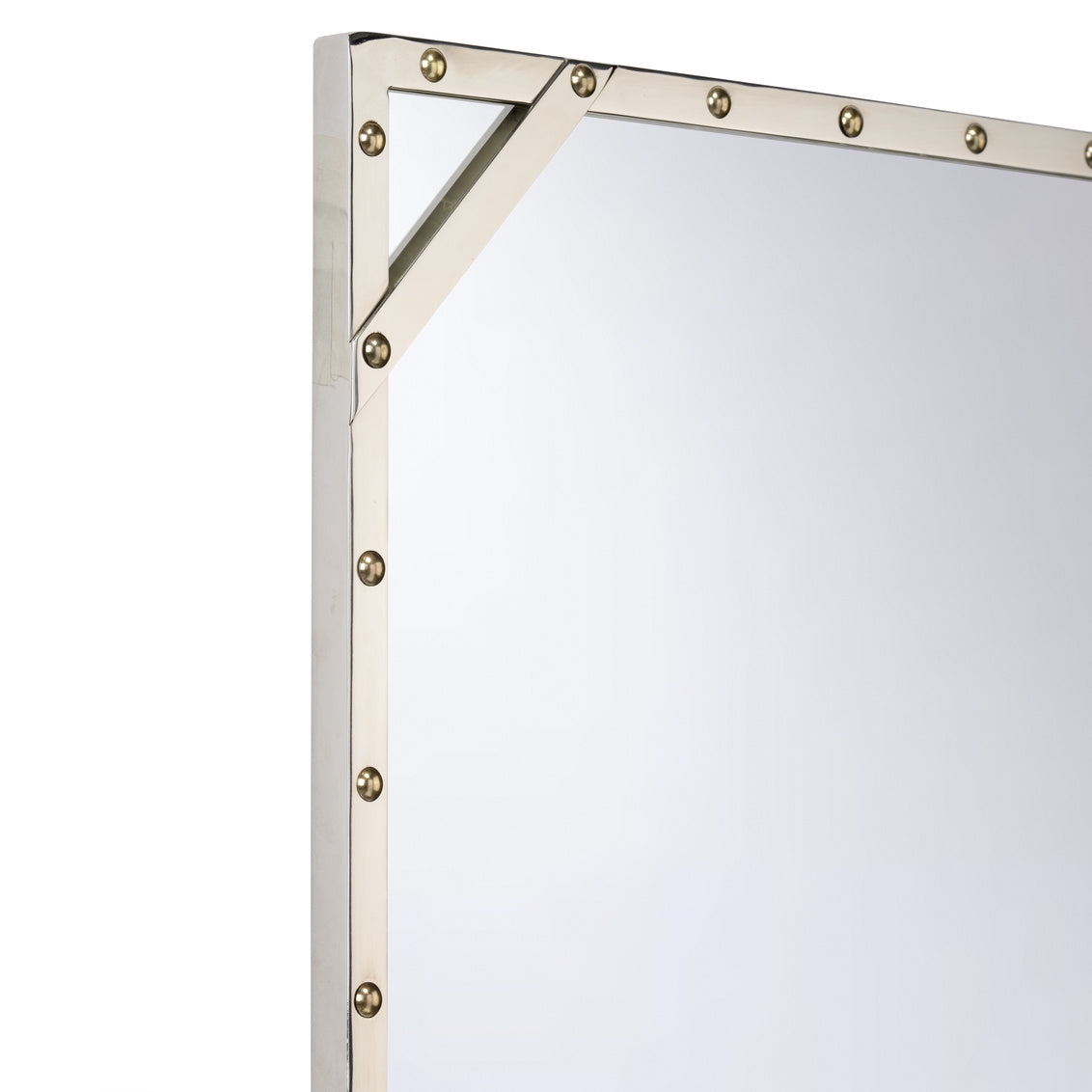 Rivet Metal Frame Wall Mirror