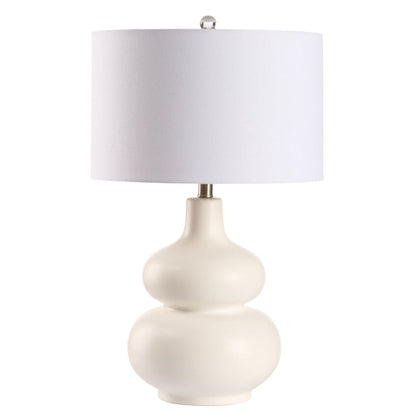 Roberta White Ceramic Table Lamp