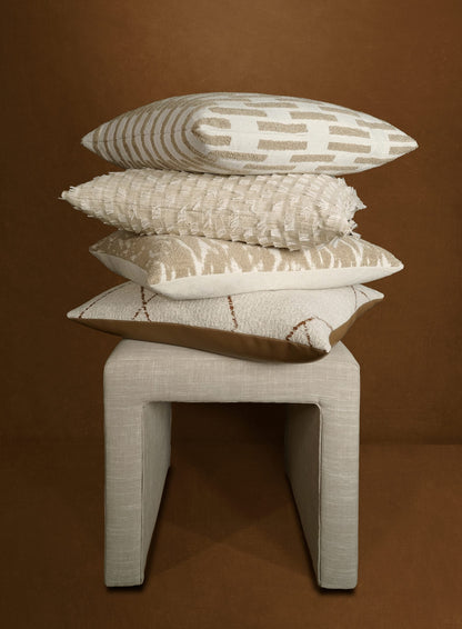 Robie Ivory Throw Pillow