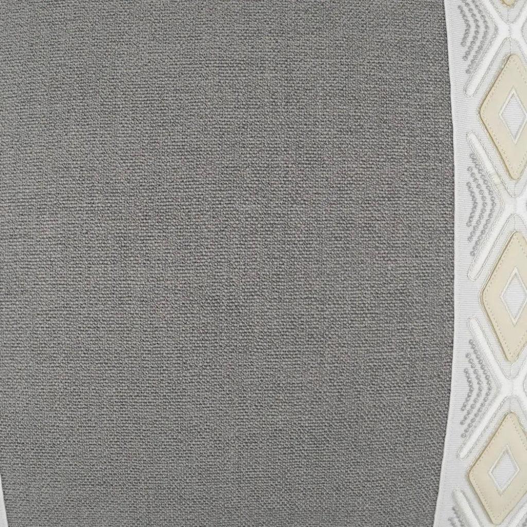 Rochelle Dove Grey Throw Pillow With Insert - LOOMLAN - D.V. Kap - Throw Pillows