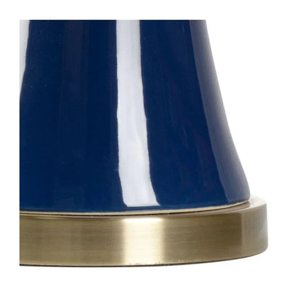 Rockport Beach Blue Ceramic Table Lamp - LOOMLAN - Chelsea House - Table Lamps